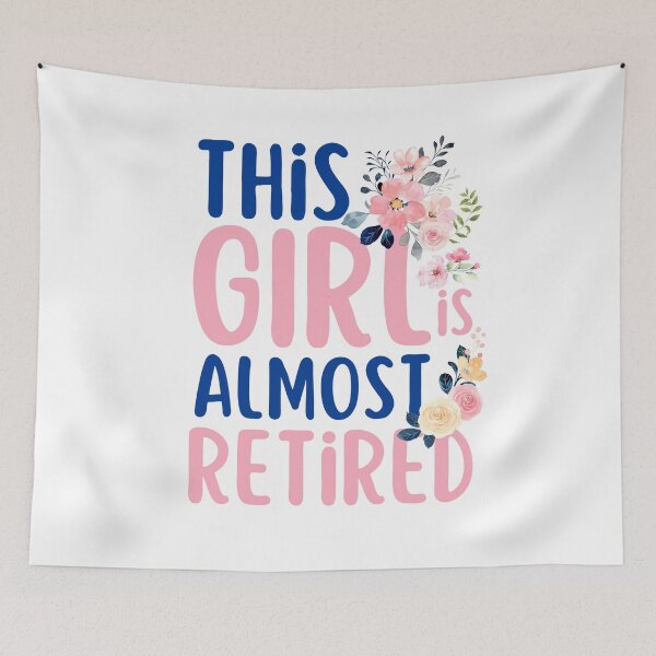 Item preview, This Girl Is Almost Retired Floral Lover Women designed and sold by thebest-2studio.