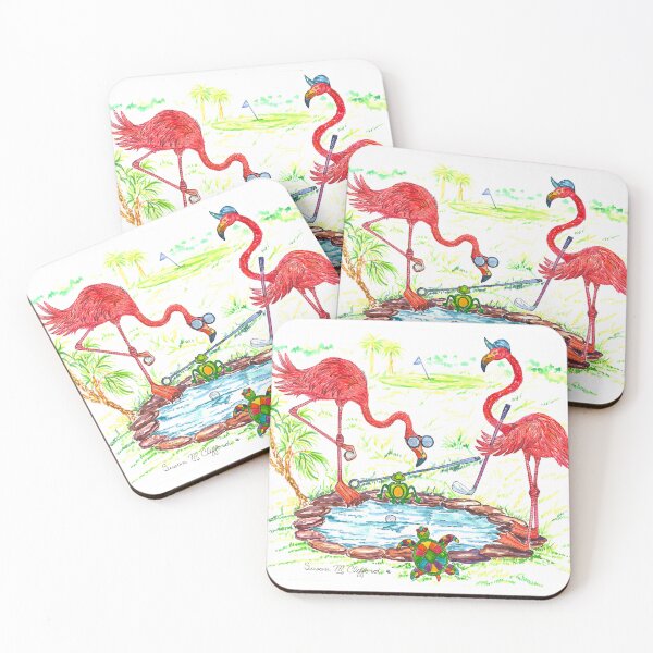 Item preview, Flamingo Golf designed and sold by susan-clifford.