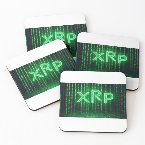 Item preview, XRP Uneven Matrix View Green and Black - Wealth Accumulator, XRP Ripple Crypto  designed and sold by TIPJ.