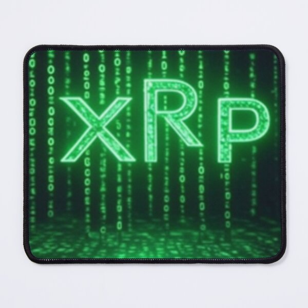 Item preview, XRP Uneven Matrix View Green and Black - Wealth Accumulator, XRP Ripple Crypto designed and sold by TIPJ.