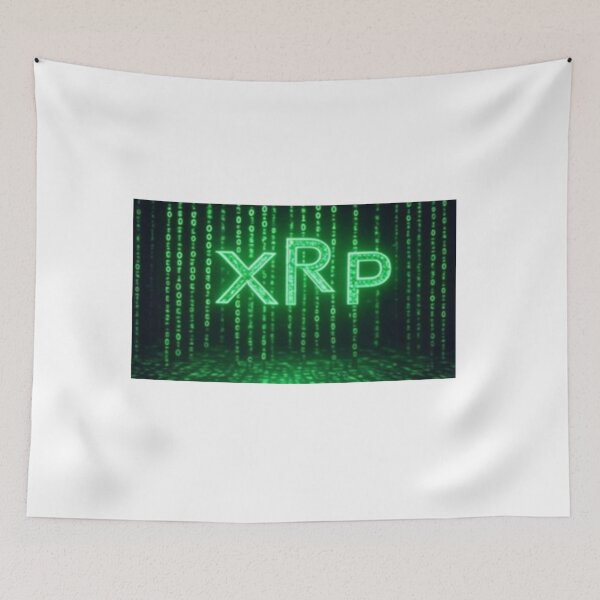 Item preview, XRP Uneven Matrix View Green and Black - Wealth Accumulator, XRP Ripple Crypto  designed and sold by TIPJ.