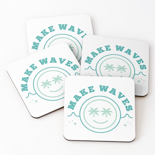 Item preview, Make Waves Palm Tree Smile Design – Apparel, Prints & Home Decor designed and sold by Tidal Ryse.
