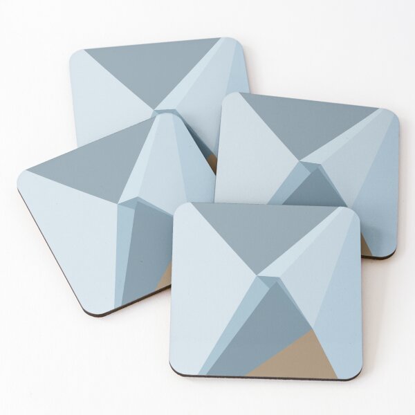 Item preview, Blue Geometric Abstract Design designed and sold by KiwiArtistDK.