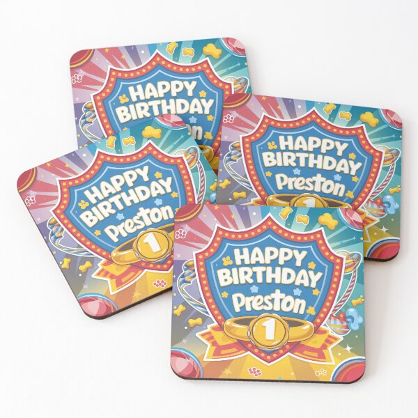 Item preview, Preston’s 1st Birthday designed and sold by whatifsticks.