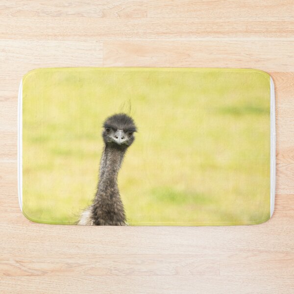 Item preview, Emu looking straight at camera, Pemberton designed and sold by Images by Chris de Blank.