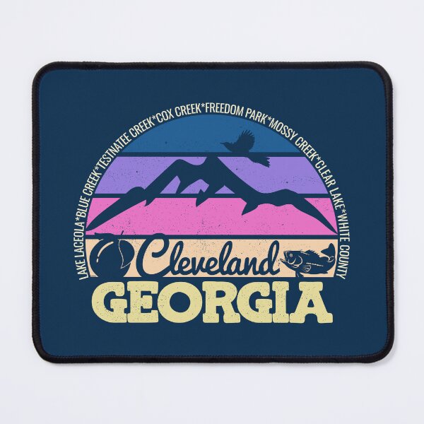 Item preview, Cleveland Georgia Sunset Retro Vintage Local Pride Logo designed and sold by CRHPOD20.