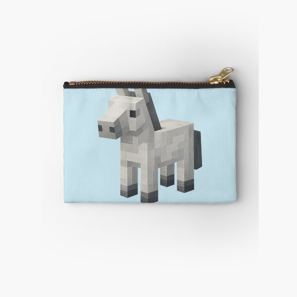 Item preview, Minecraft-Inspired Horse - Grey Blocky Pixel Horse Sticker designed and sold by Taylor’sGrabBag.