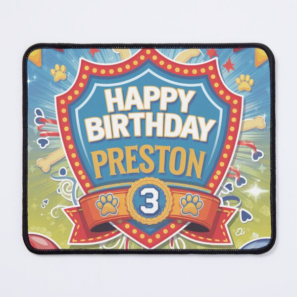 Item preview, Preston’s 3rd Birthday designed and sold by whatifsticks.