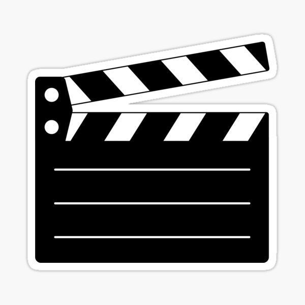 Item preview, Film slate cut scene or clapperboard screen on movie staff backstage. designed and sold by athurbubble.