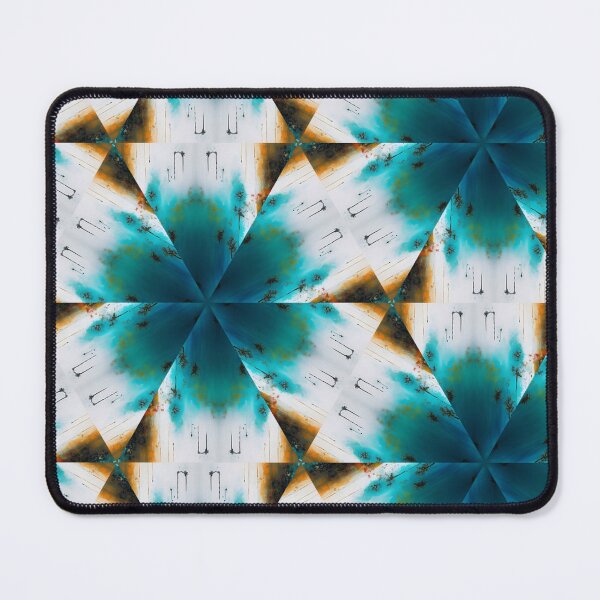 Item preview, Turquoise Flower Pattern designed and sold by KiwiArtistDK.