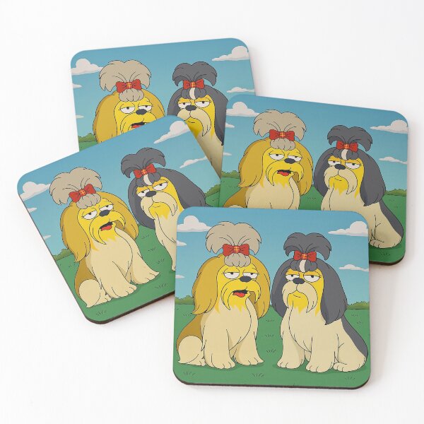 Item preview, Gosssiping Shih Tzus designed and sold by SheWolfDaughter.