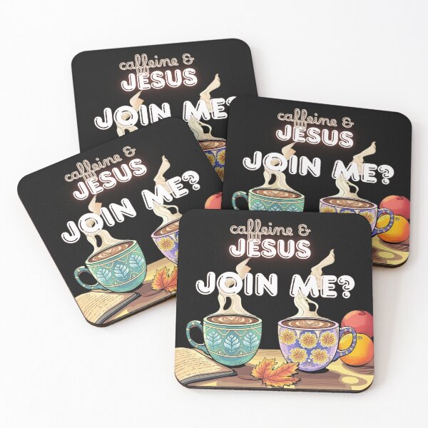 Item preview, Caffeine & Jesus -Join Me? designed and sold by MooreGifts.