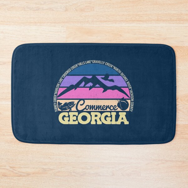 Item preview, Commerce Georgia Sunset Retro Vintage Local Pride Logo designed and sold by CRHPOD20.