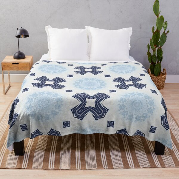 Item preview, Blue Snowflakes Pattern designed and sold by KiwiArtistDK.