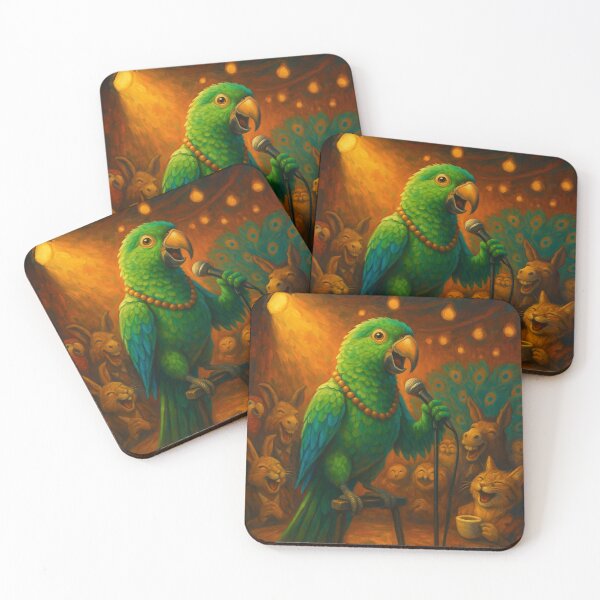 Item preview, Parrot Stand-Up Comedy Night designed and sold by ArtframeAnimals.