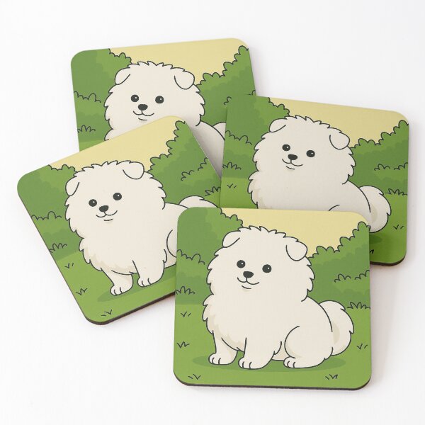 Item preview, White Pomeranian Puppy (floppy ears)  designed and sold by SheWolfDaughter.