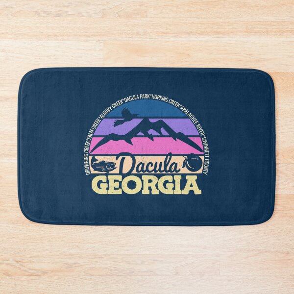 Item preview, Dacula Georgia Sunset Retro Vintage Local Pride Logo designed and sold by CRHPOD20.