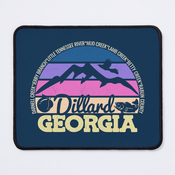 Item preview, Dillard Georgia Sunset Retro Vintage Local Pride Logo designed and sold by CRHPOD20.