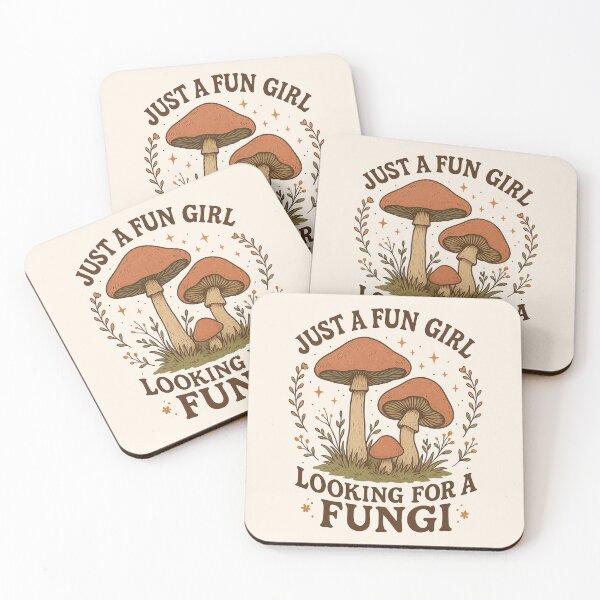 Item preview, Just a Fun Girl Looking for a Fungi Cute Mushroom Pun Design designed and sold by Victor Shadehorn.