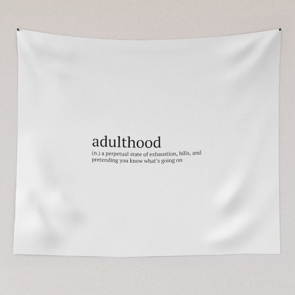 Item preview, Adulthood Definition designed and sold by ureggie.