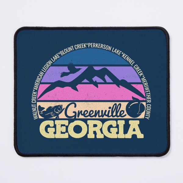 Item preview, Greenville Georgia Sunset Retro Vintage Local Pride Logo designed and sold by CRHPOD20.