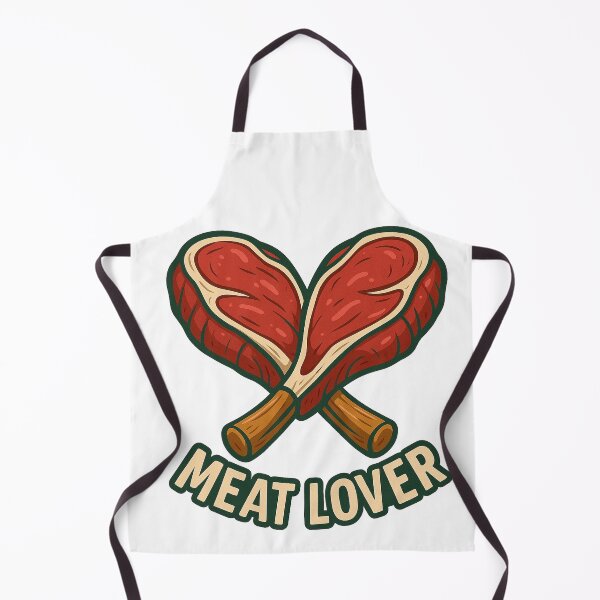 Item preview, Meat Lover – Funny Steak Heart Food Design designed and sold by DonnyFoodGadget.