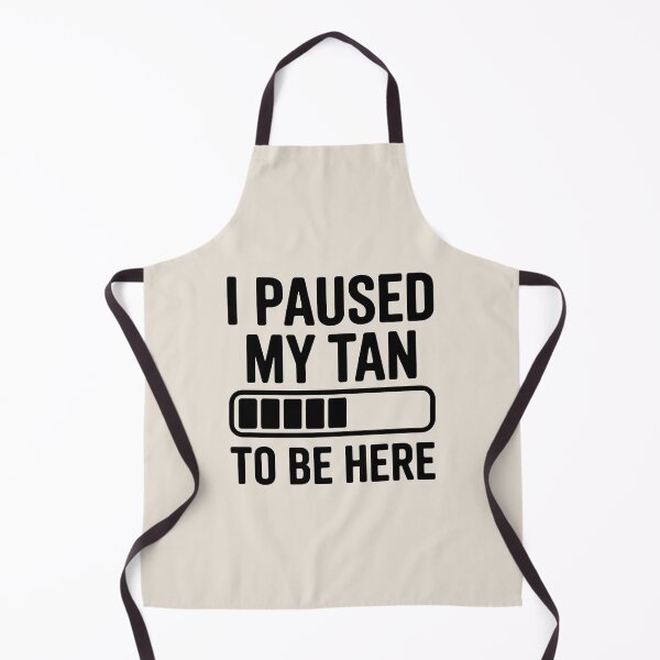 Item preview, I Paused My Tan to Be Here Funny Summer Quote designed and sold by Jollys-ArtShop.