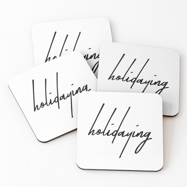 Item preview, Sarcastic "Holidaying" Minimalist Text Design designed and sold by ReggieDior.