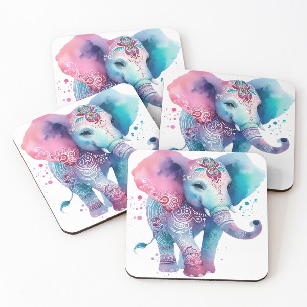 Item preview, Rainbow Painted Elephant designed and sold by TeetasticBtque.