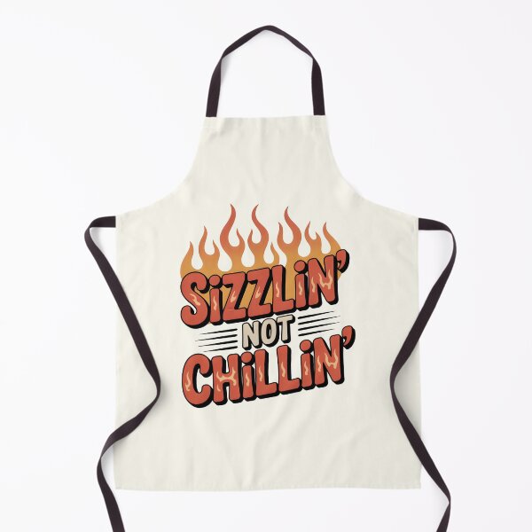 Item preview, Sizzlin’, Not Chillin’ Bold Summer Heat Quote designed and sold by Jollys-ArtShop.