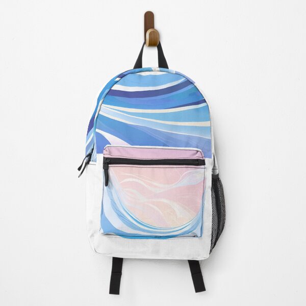 Item preview, Blue & White wave illustration  designed and sold by Regal-Elegances.