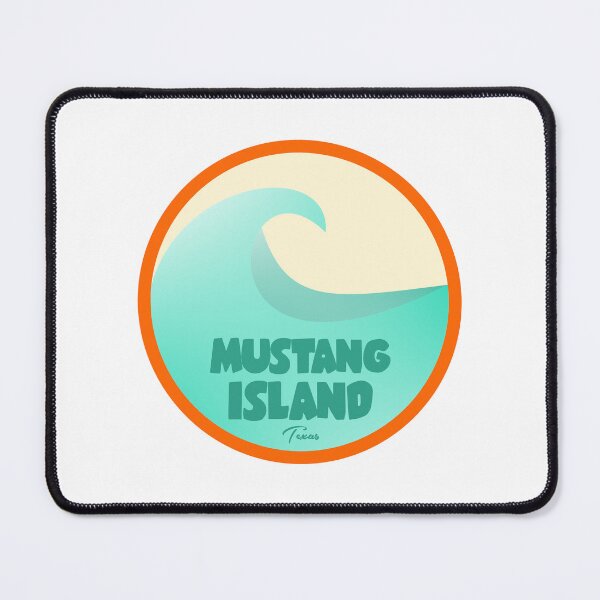 Item preview, Mustang Island Texas Retro designed and sold by bivenart.