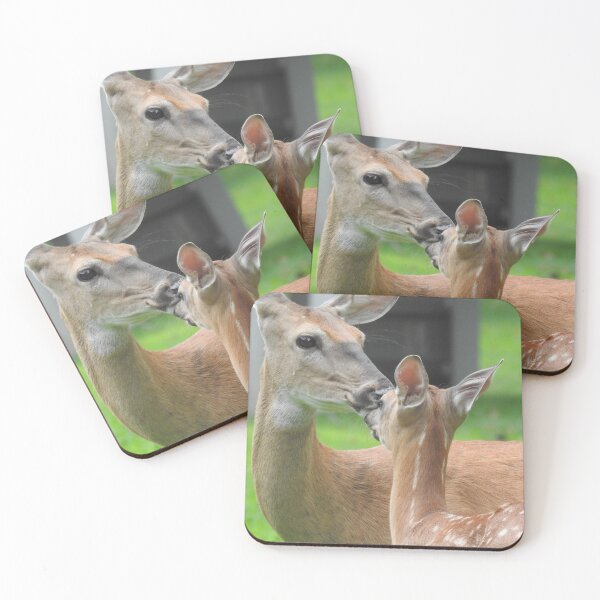 Item preview, White Tailed Deer Doe with Fawn  designed and sold by priesterjen.