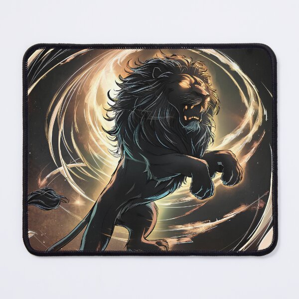 Item preview, Majestic lion in golden spiral designed and sold by Paul-Place.