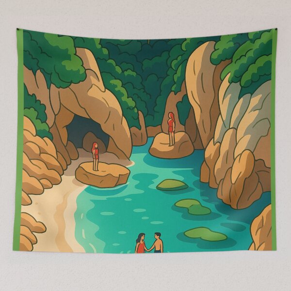 Item preview, Cartoon Cove Escape Sardegna designed and sold by Arte Cartoon From TagTeam Group.