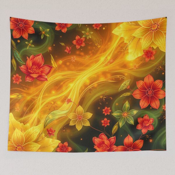 Item preview, Luminous Flower Blaze designed and sold by VisionGalaxyDesigns.