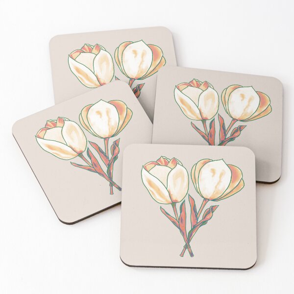 Item preview, Tulips / orange designed and sold by mangopuffstudio.