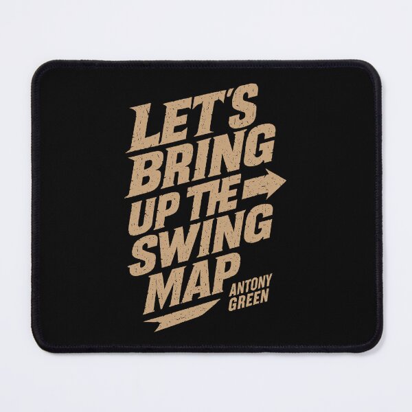 Item preview, Antony Green: Let's Bring Up The Swing Map designed and sold by zzz888.
