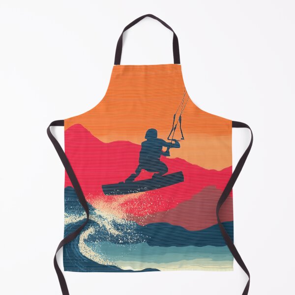 Item preview, Kitesurf Horizon – Ride the Wind at Sunset designed and sold by Mikakujumi.