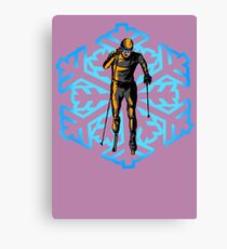 Cross-country skiing Canvas Print