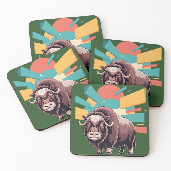 Item preview, Muskox Symbol Of Arctic Resilience Tundra Animal designed and sold by SurrealArtSzysz.