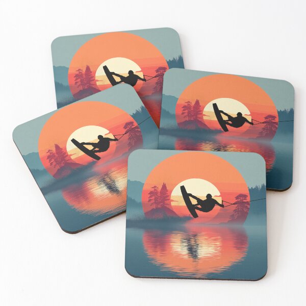 Item preview, Tropical Wake Sunset – Misty Retro  designed and sold by Mikakujumi.
