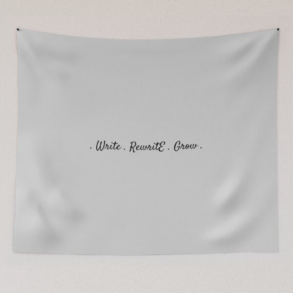 Item preview, Write Rewrite Grow – Inspirational Writer Design for Book Lovers and Authors designed and sold by Favbookshelf by Manik.
