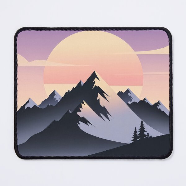Item preview, Mountains and sun designed and sold by INVITOARTE.