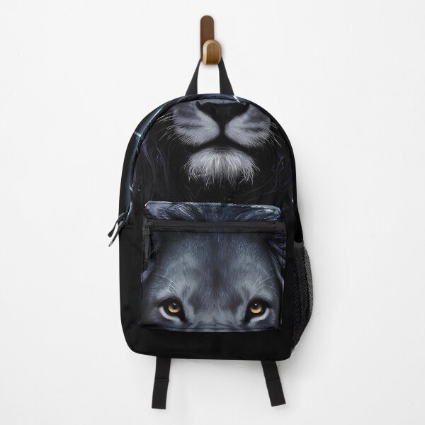 Item preview, Lion head in a light circle on a black background designed and sold by Paul-Place.