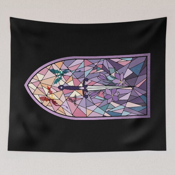 Item preview, Black Violet’s dagger stained glass designed and sold by Aakanksha97.