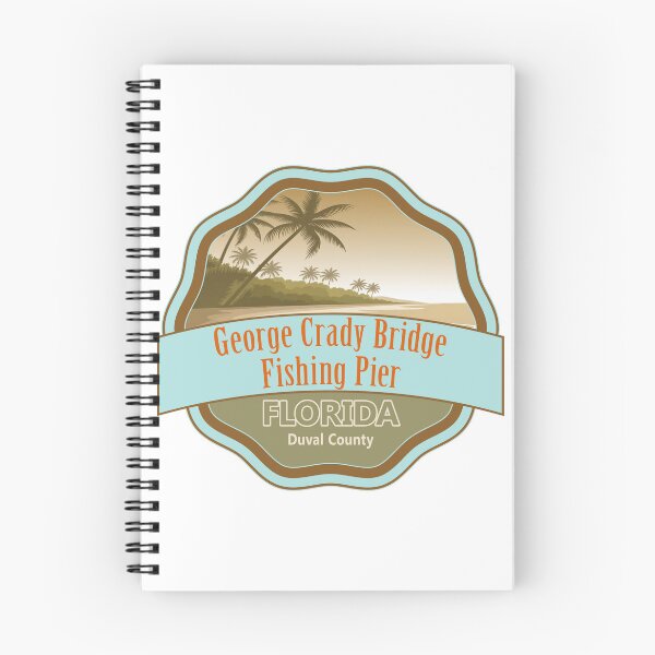 Item preview, George Crady Bridge Fishing Pier Duval County Florida designed and sold by Wanderful-roads.