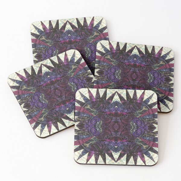Item preview, patterned purple whimsigoth quilt style designed and sold by inthewitchelm.