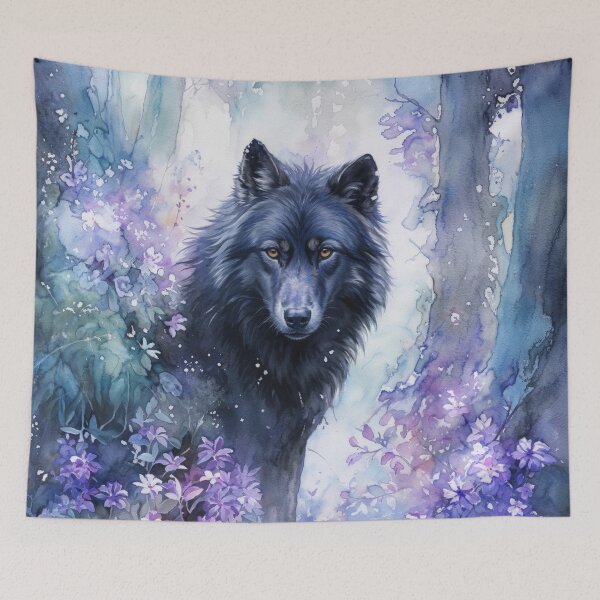 Item preview, Whispers of the Midnight Forest Wolf designed and sold by AshiraCreations.