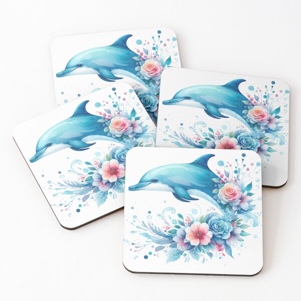 Item preview, Ocean Blossom Dolphin designed and sold by TeetasticBtque.